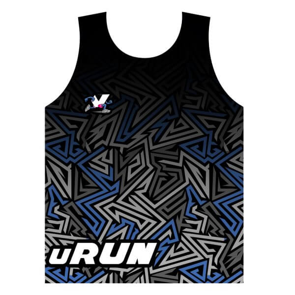 Male Runners Shirt: A male athlete wearing the uRun Athletics Club Runners Shirt, showcasing its sleek design and vibrant color options.